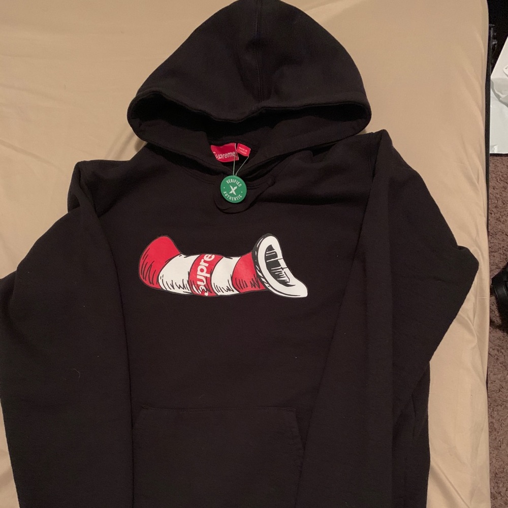 Supreme Cat in The Hood Hoodie Black